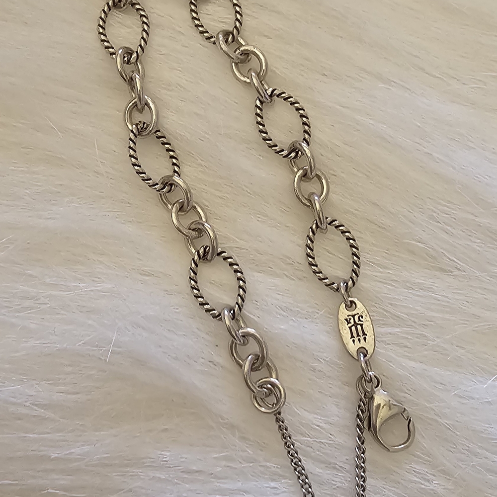 James Avery Oval Twist Charm Bracelet Medium - Picture 4 of 7